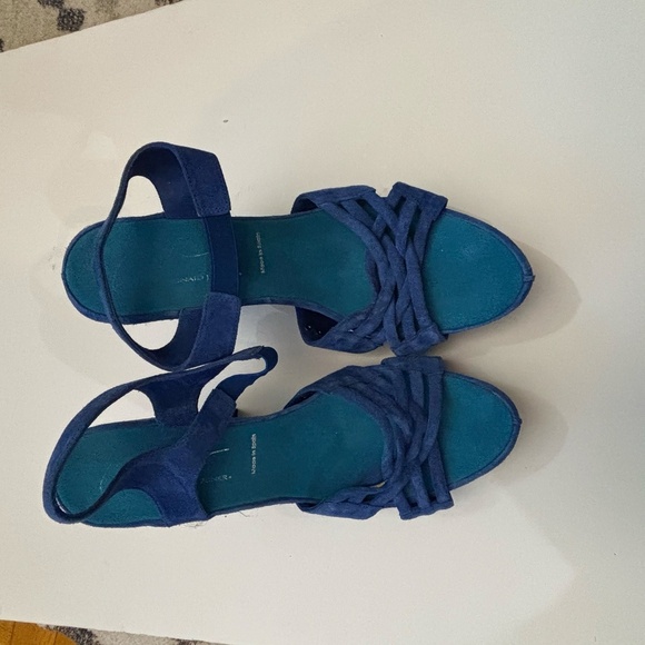 blue suede heels ! Donald J Pliner - Picture 6 of 8